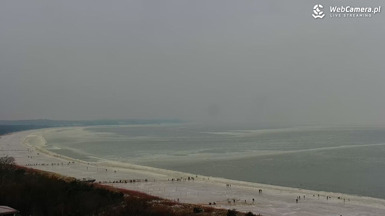 ŚWINOUJŚCIE - widok na plaże i morze - 08 luty 2026, 11:22
