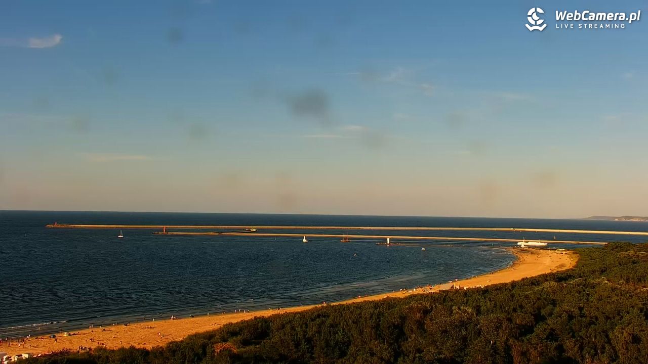 ŚWINOUJŚCIE - widok na plaże i morze - 12 sierpień 2026, 18:55
