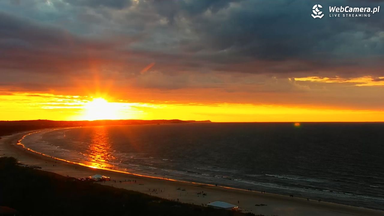 ŚWINOUJŚCIE - widok na plaże i morze - 16 maj 2025, 20:43