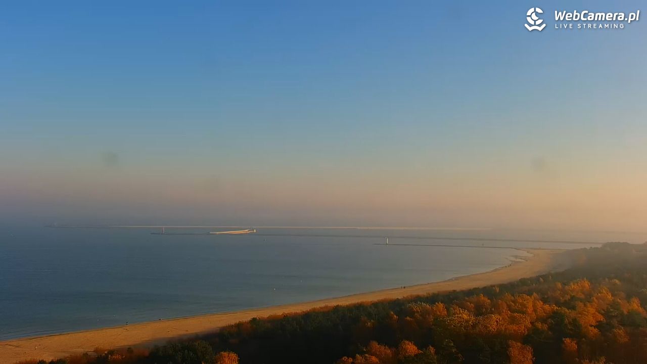 ŚWINOUJŚCIE - widok na plaże i morze - 08 listopad 2025, 09:05