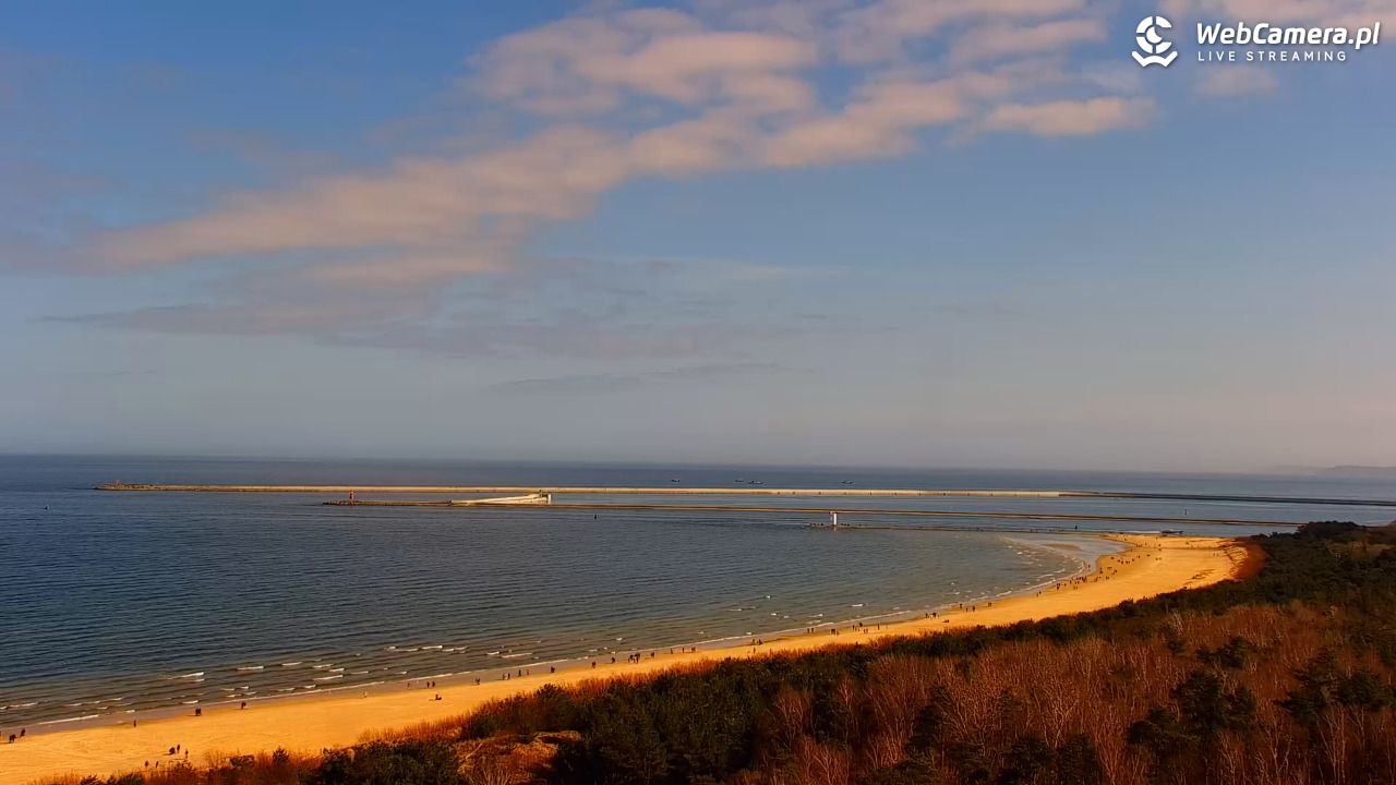 ŚWINOUJŚCIE - widok na plaże i morze - 29 marzec 2026, 11:44