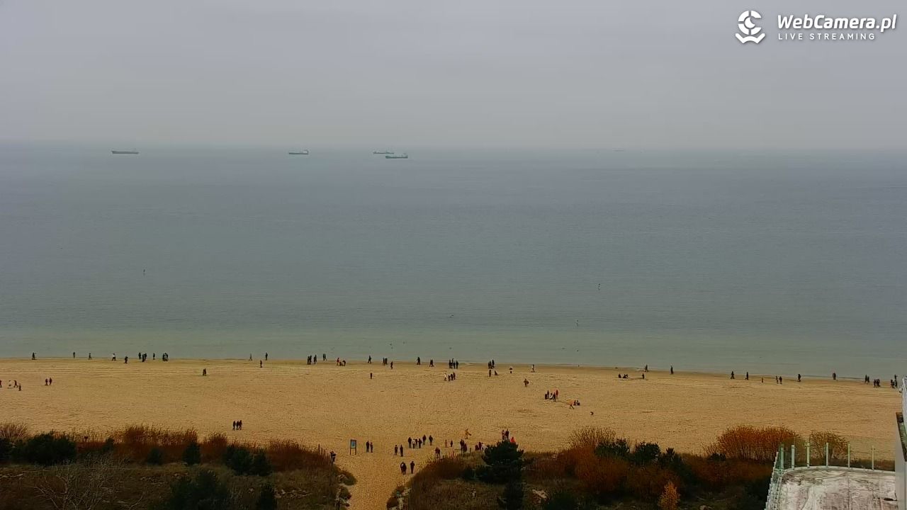 ŚWINOUJŚCIE - widok na plaże i morze - 09 listopad 2025, 12:40