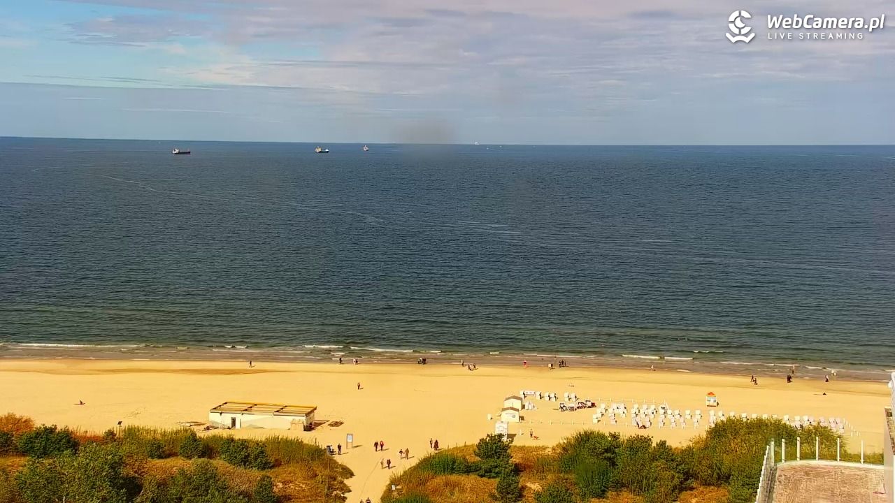 ŚWINOUJŚCIE - widok na plaże i morze - 23 wresień 2026, 13:49