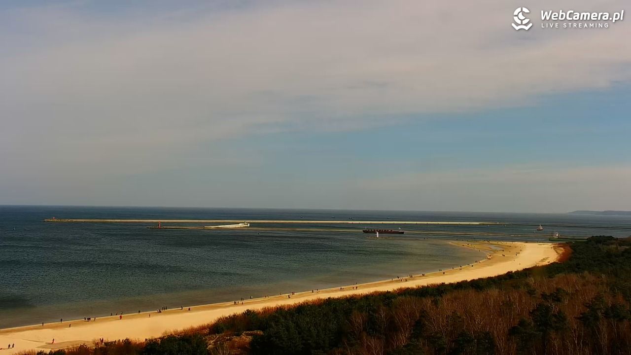 ŚWINOUJŚCIE - widok na plaże i morze - 28 marzec 2026, 10:47
