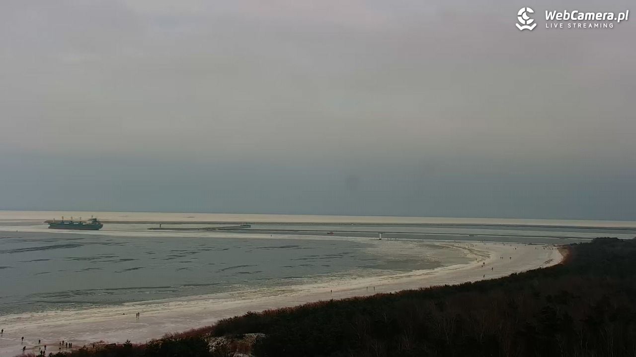 ŚWINOUJŚCIE - widok na plaże i morze - 08 luty 2026, 12:59