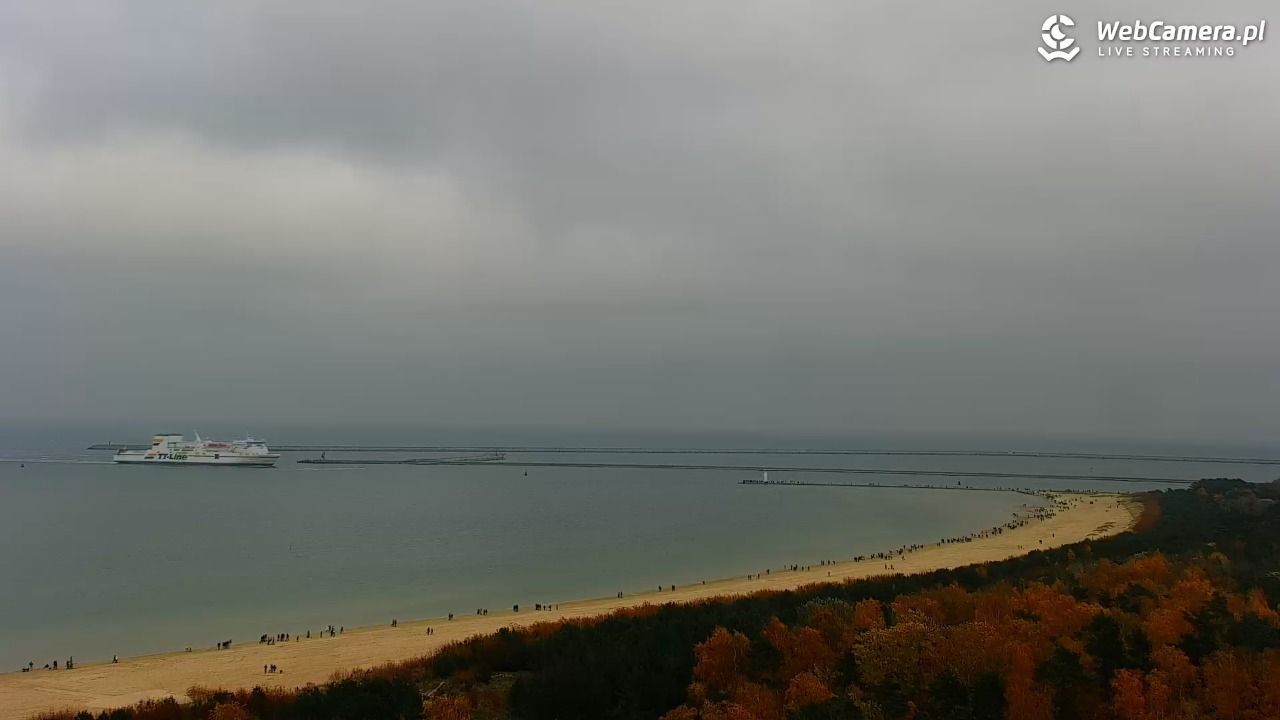 ŚWINOUJŚCIE - widok na plaże i morze - 09 listopad 2025, 13:33