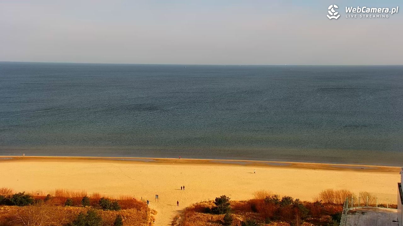 ŚWINOUJŚCIE - widok na plaże i morze - 28 marzec 2026, 08:27