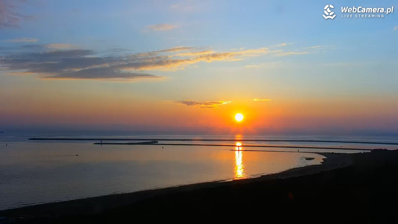 ŚWINOUJŚCIE - widok na plaże i morze - 25 lipiec 2025, 05:23