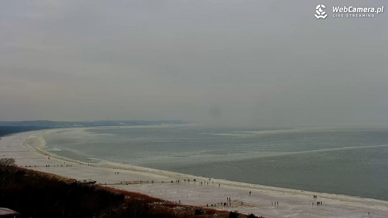 ŚWINOUJŚCIE - widok na plaże i morze - 08 luty 2026, 10:07