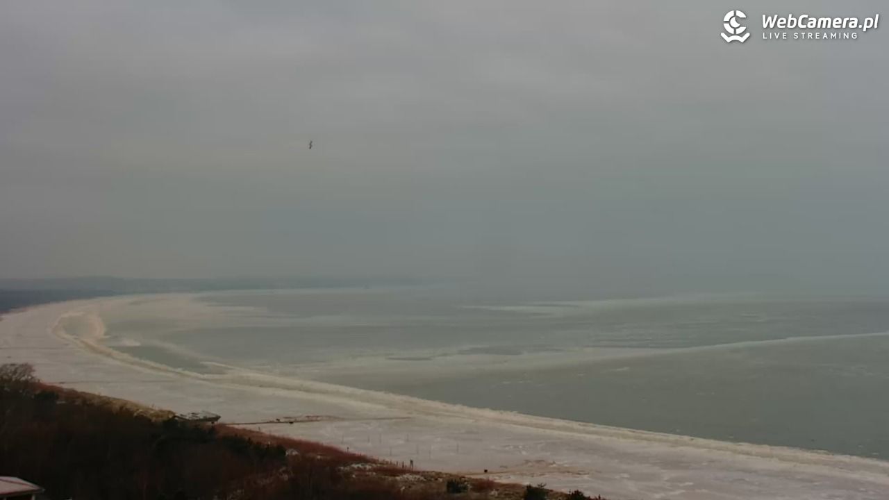 ŚWINOUJŚCIE - widok na plaże i morze - 08 luty 2026, 08:04