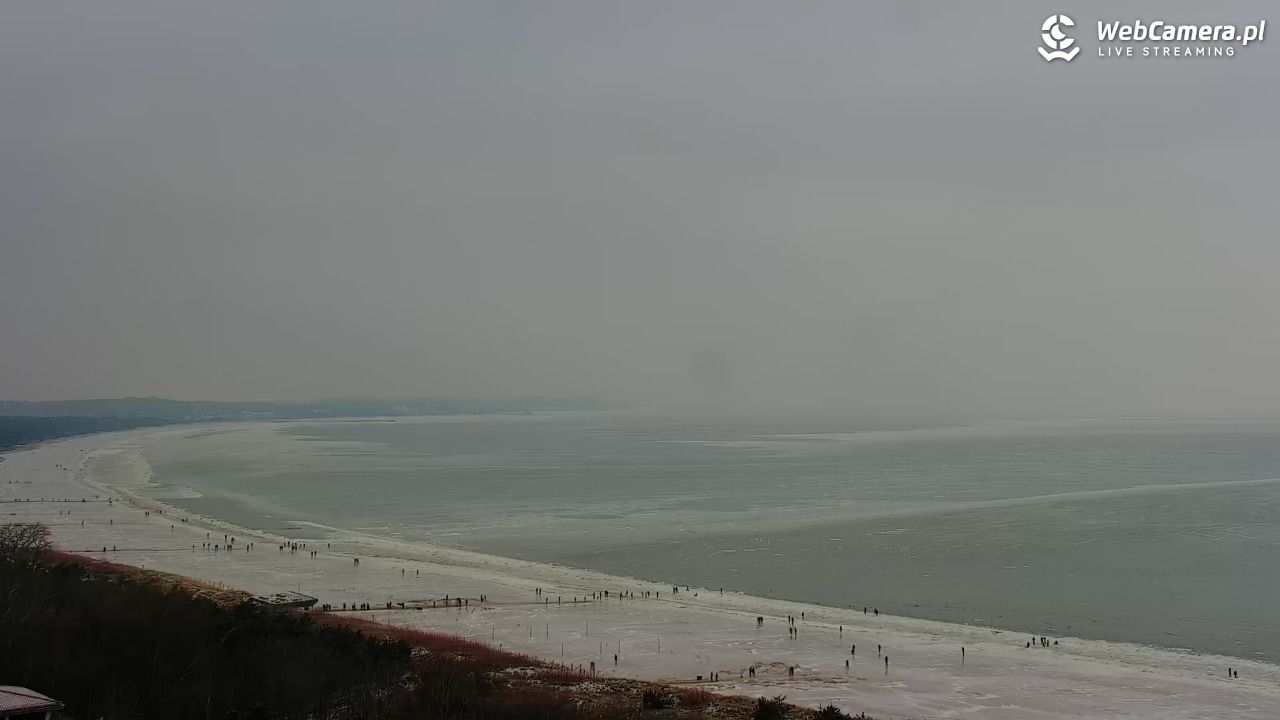 ŚWINOUJŚCIE - widok na plaże i morze - 08 luty 2026, 12:16