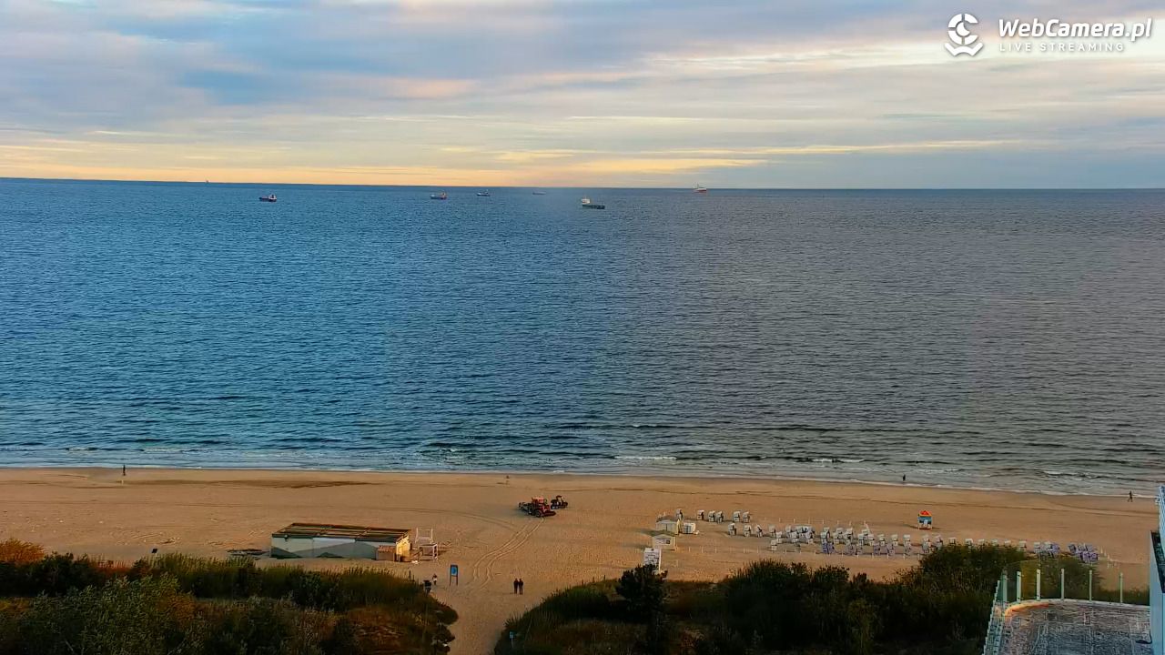 ŚWINOUJŚCIE - widok na plaże i morze - 23 wresień 2026, 07:30