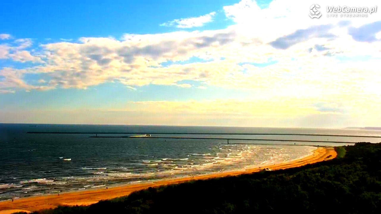 ŚWINOUJŚCIE - widok na plaże i morze - 16 maj 2025, 08:02