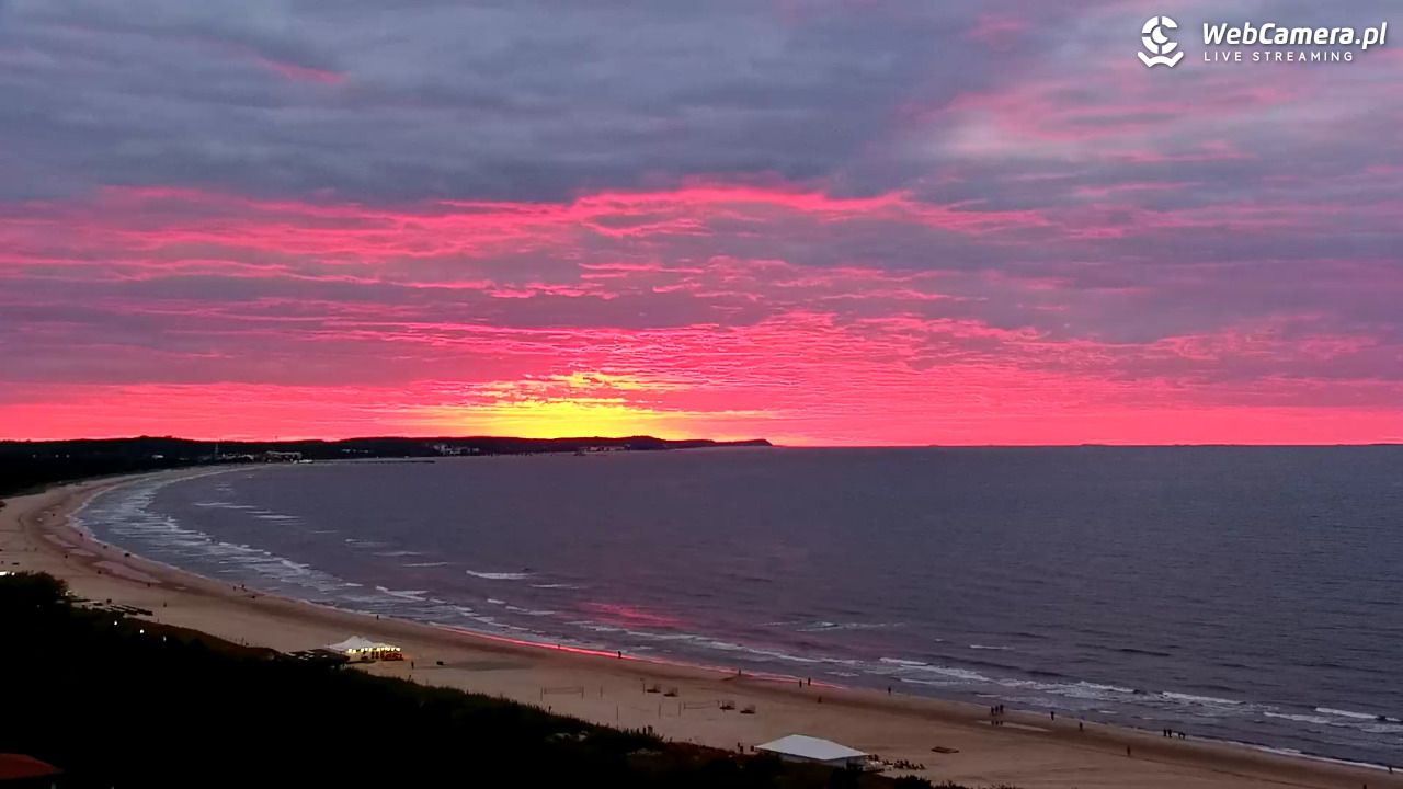 ŚWINOUJŚCIE - widok na plaże i morze - 15 maj 2025, 21:11
