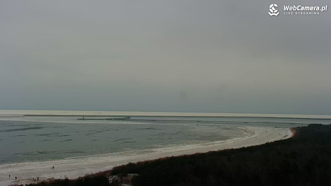 ŚWINOUJŚCIE - widok na plaże i morze - 08 luty 2026, 11:23