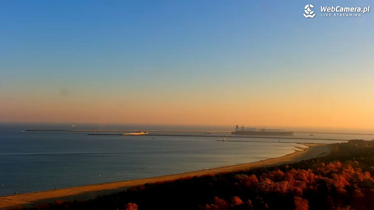 ŚWINOUJŚCIE - widok na plaże i morze - 07 listopad 2025, 08:22