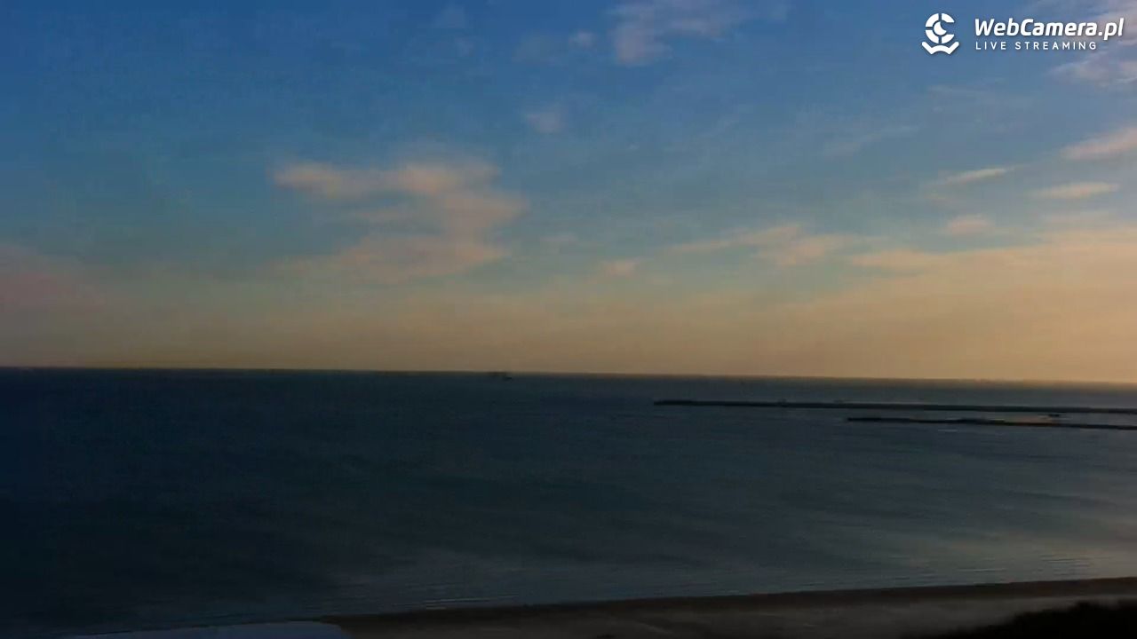 ŚWINOUJŚCIE - widok na plaże i morze - 28 marzec 2026, 06:56