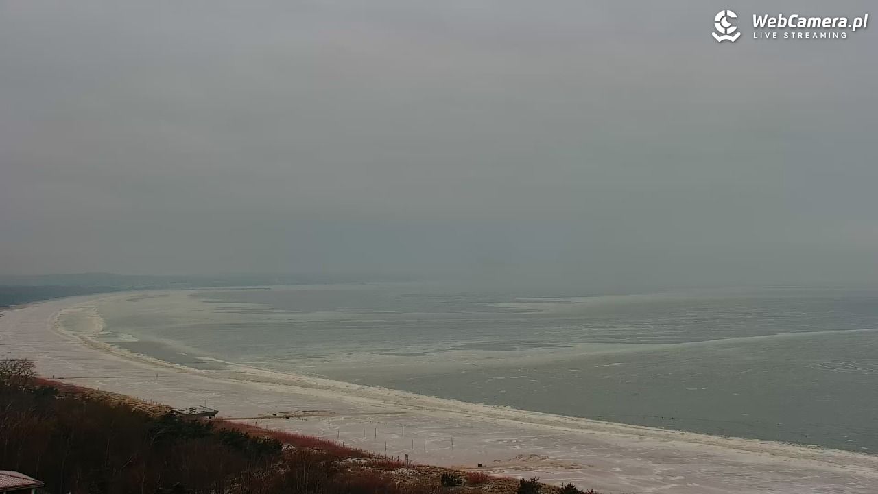ŚWINOUJŚCIE - widok na plaże i morze - 08 luty 2026, 08:16
