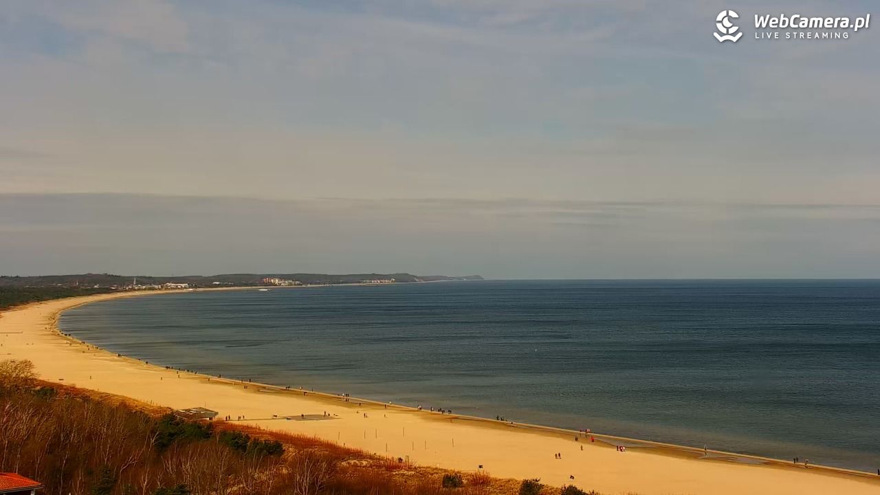 ŚWINOUJŚCIE - widok na plaże i morze - 28 marzec 2026, 10:20
