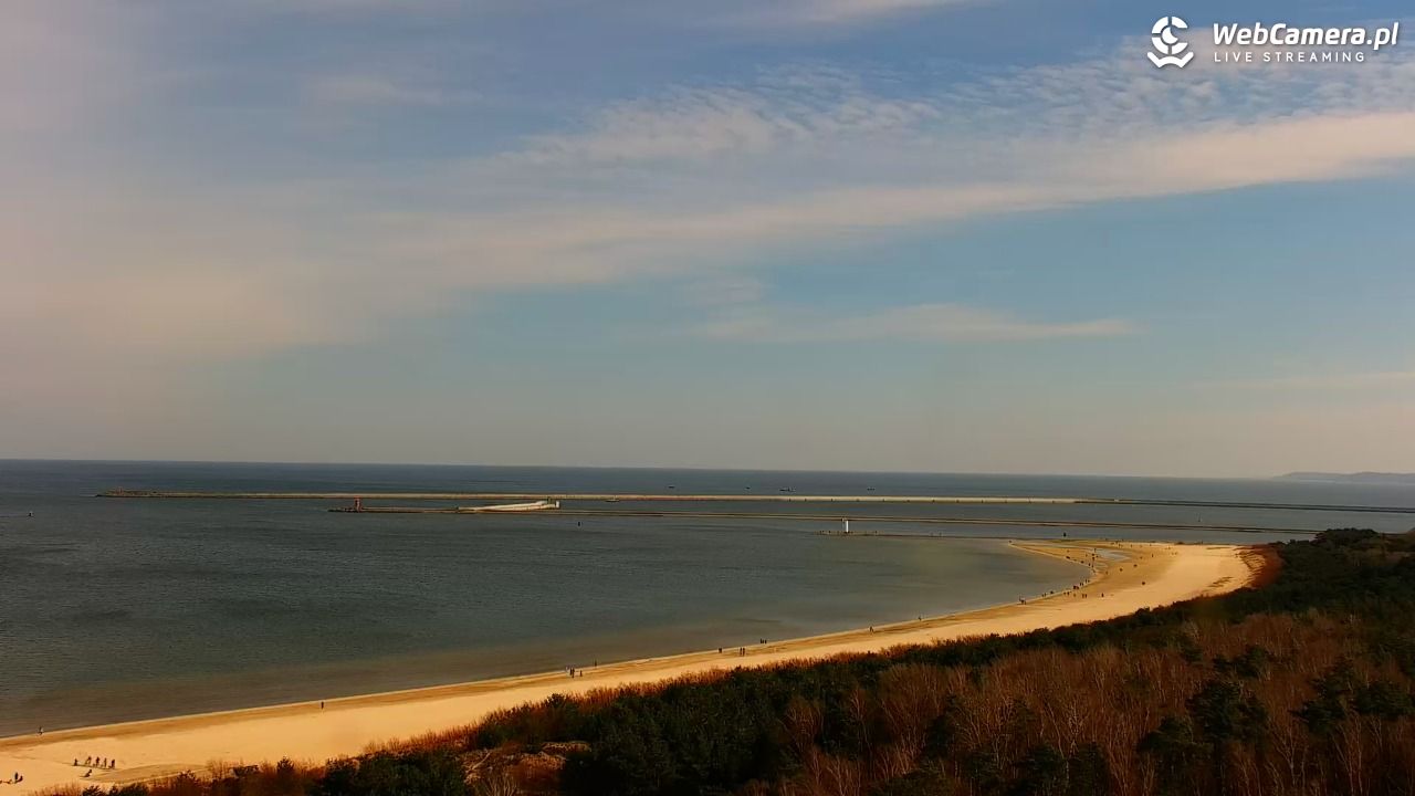 ŚWINOUJŚCIE - widok na plaże i morze - 28 marzec 2026, 10:12