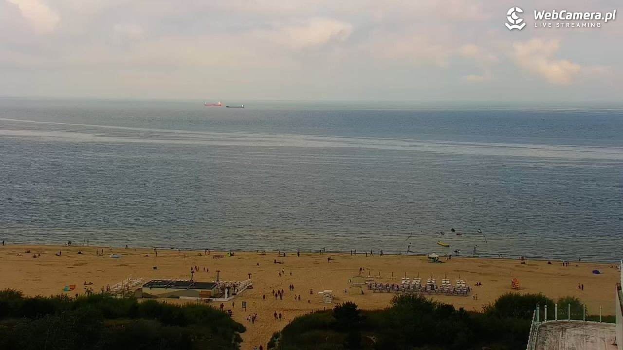 ŚWINOUJŚCIE - widok na plaże i morze - 25 lipiec 2025, 10:30