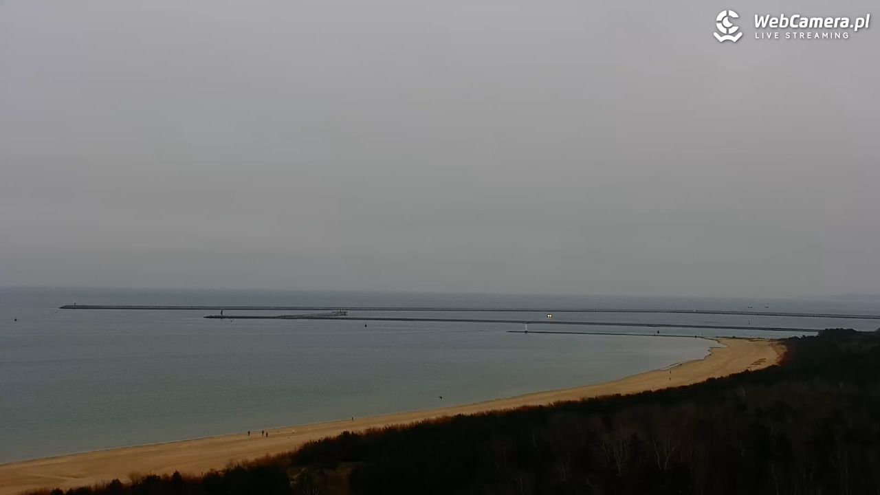 ŚWINOUJŚCIE - widok na plaże i morze - 21 grudzień 2025, 08:29