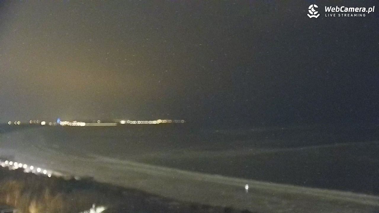 ŚWINOUJŚCIE - widok na plaże i morze - 08 luty 2026, 20:54