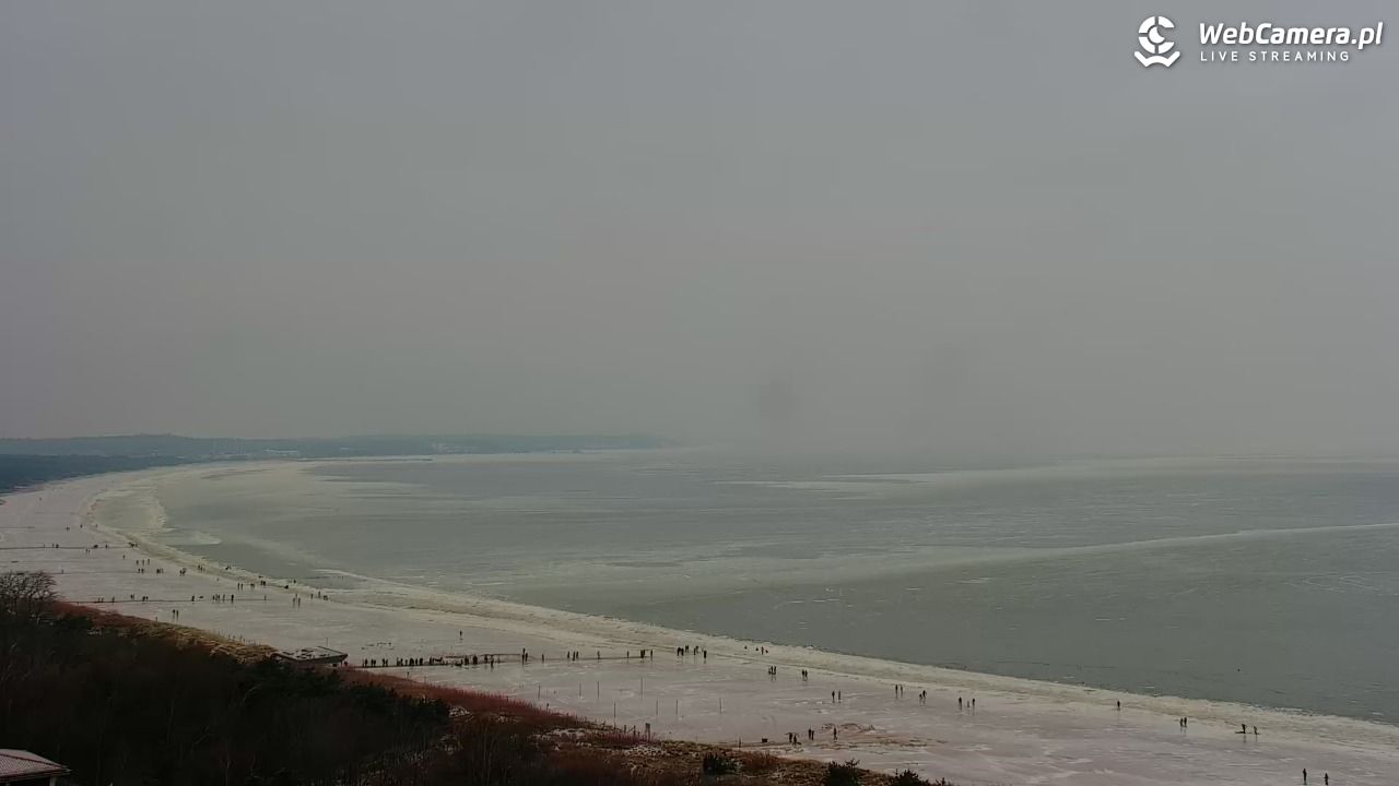 ŚWINOUJŚCIE - widok na plaże i morze - 08 luty 2026, 11:33