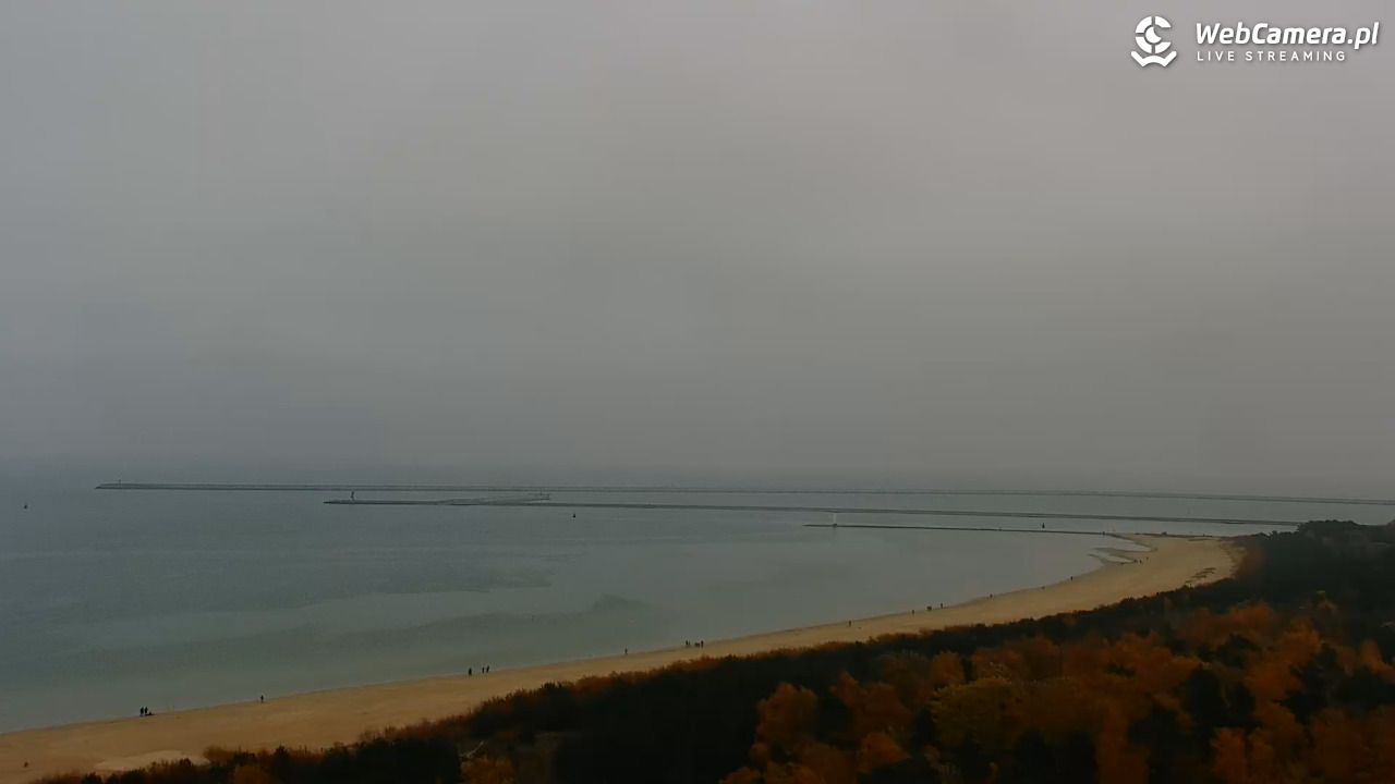 ŚWINOUJŚCIE - widok na plaże i morze - 09 listopad 2025, 07:35