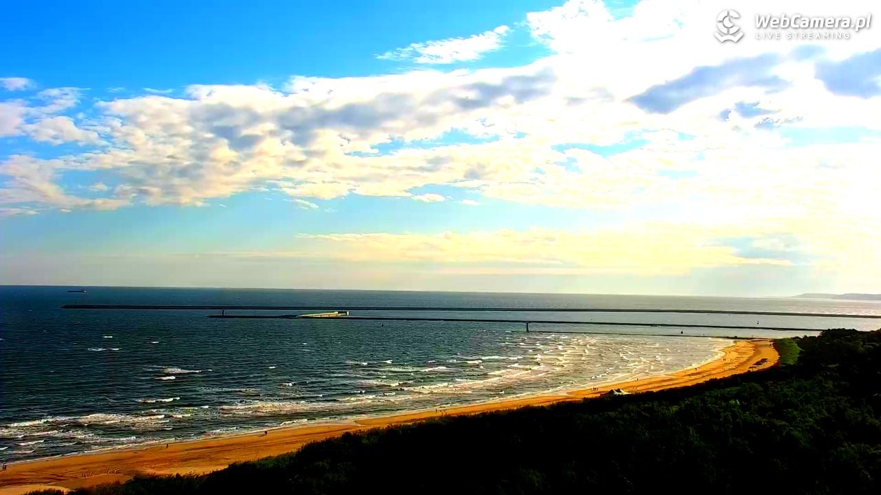 ŚWINOUJŚCIE - widok na plaże i morze - 16 maj 2025, 08:02