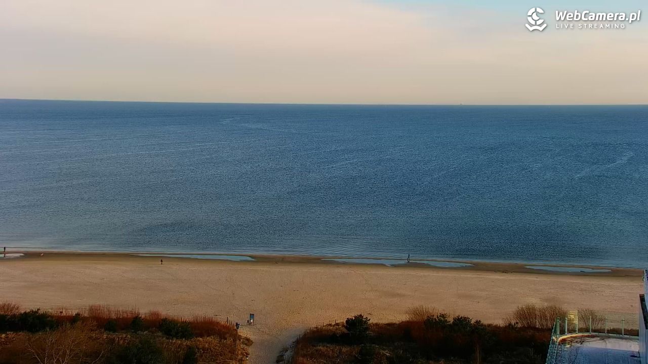 ŚWINOUJŚCIE - widok na plaże i morze - 28 marzec 2026, 07:00