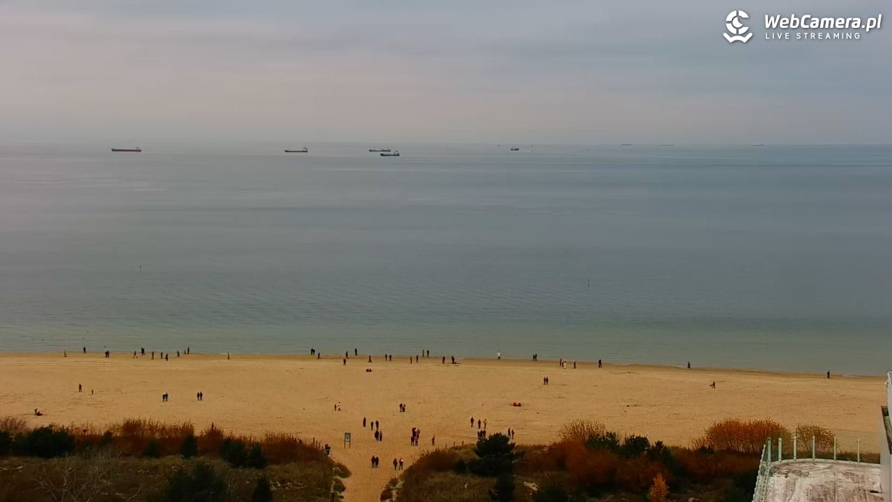 ŚWINOUJŚCIE - widok na plaże i morze - 09 listopad 2025, 15:01