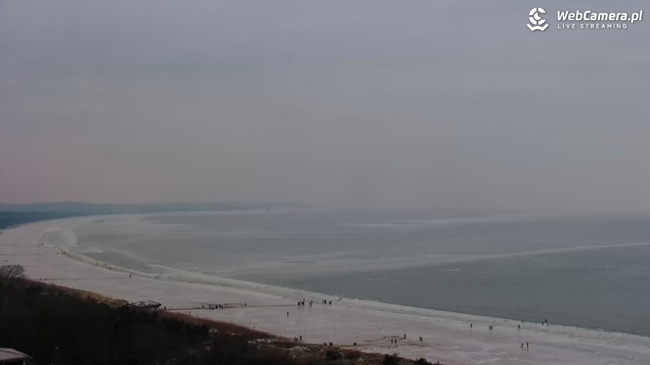 ŚWINOUJŚCIE - widok na plaże i morze - 08 luty 2026, 16:29