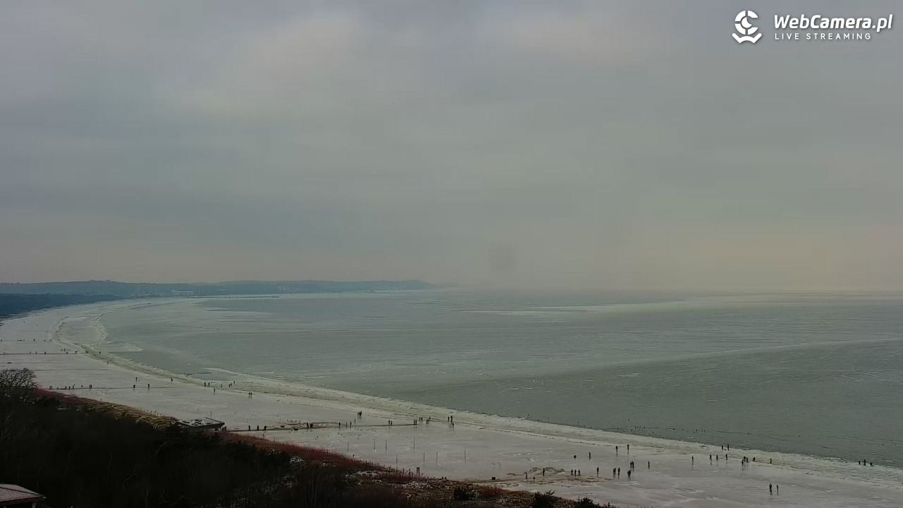 ŚWINOUJŚCIE - widok na plaże i morze - 08 luty 2026, 13:56