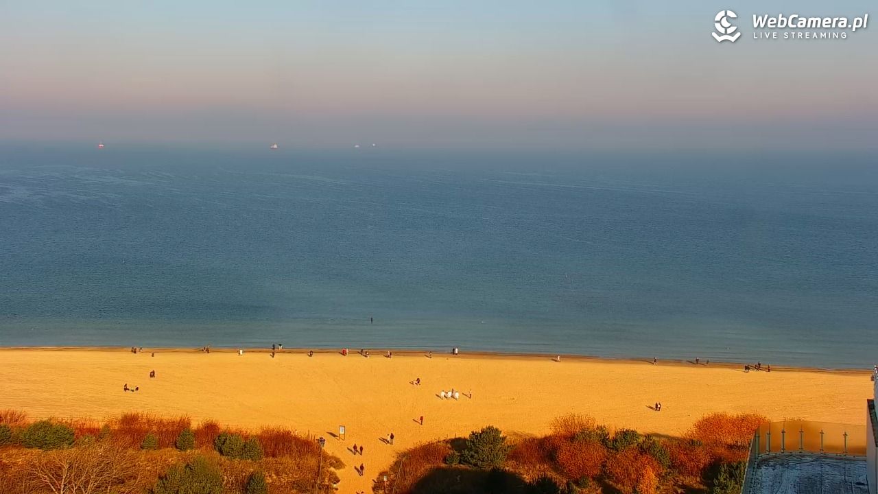 ŚWINOUJŚCIE - widok na plaże i morze - 08 listopad 2025, 10:25