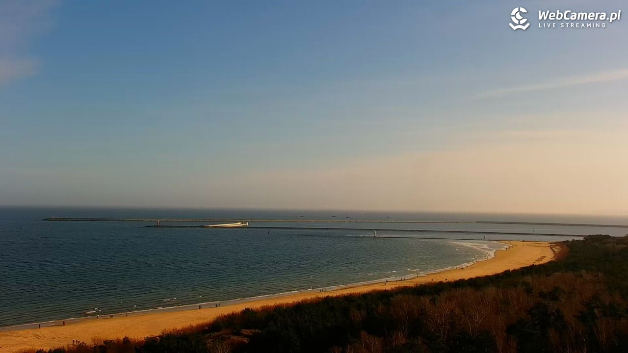 ŚWINOUJŚCIE - widok na plaże i morze - 29 marzec 2026, 09:56