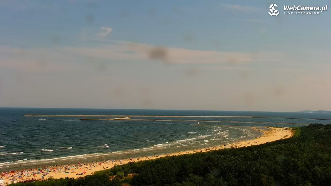 ŚWINOUJŚCIE - widok na plaże i morze - 28 czerwiec 2026, 11:55