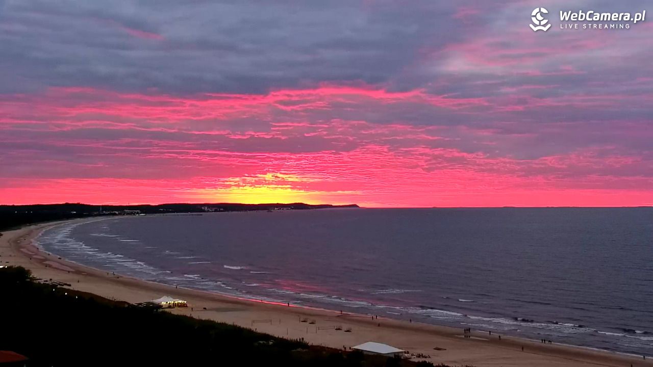 ŚWINOUJŚCIE - widok na plaże i morze - 15 maj 2025, 21:11