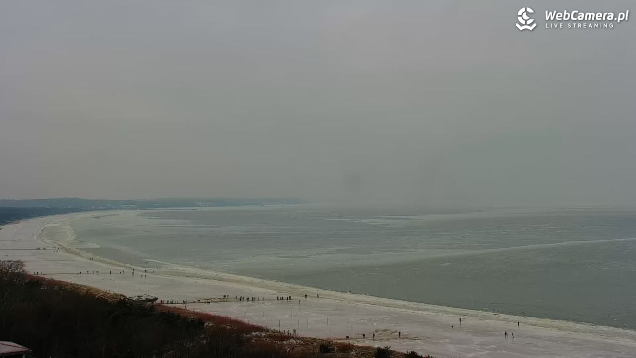 ŚWINOUJŚCIE - widok na plaże i morze - 08 luty 2026, 10:19