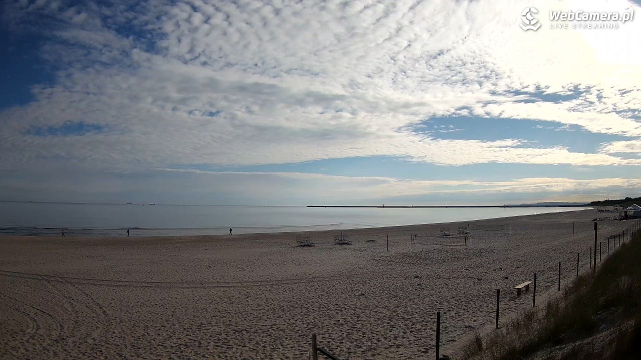 ŚWINOUJŚCIE - widok na plażę - 09 maj 2025, 08:09