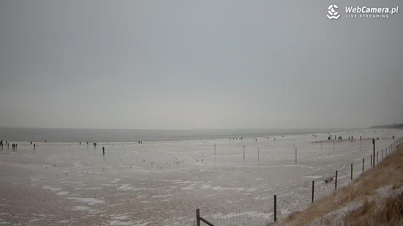 ŚWINOUJŚCIE - widok na plażę - 07 luty 2026, 13:41