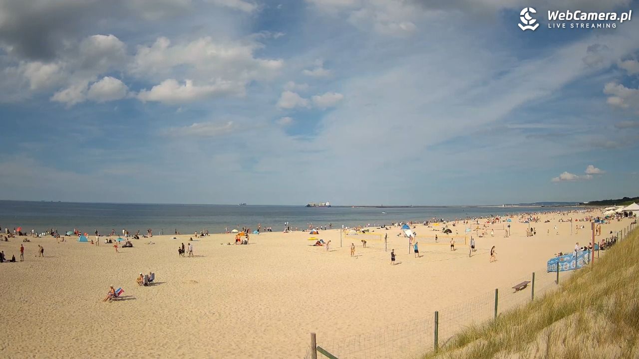 ŚWINOUJŚCIE - widok na plażę - 23 maj 2026, 17:02