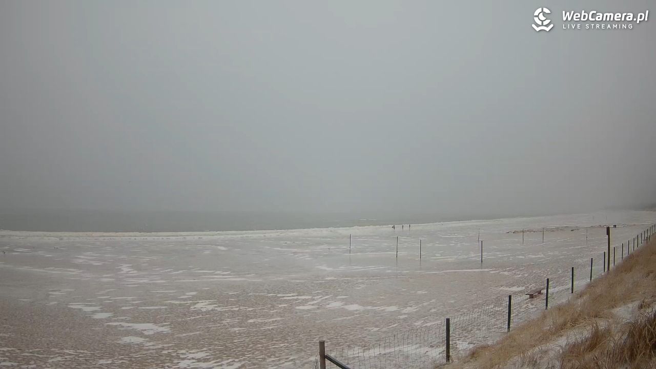 ŚWINOUJŚCIE - widok na plażę - 07 luty 2026, 08:04