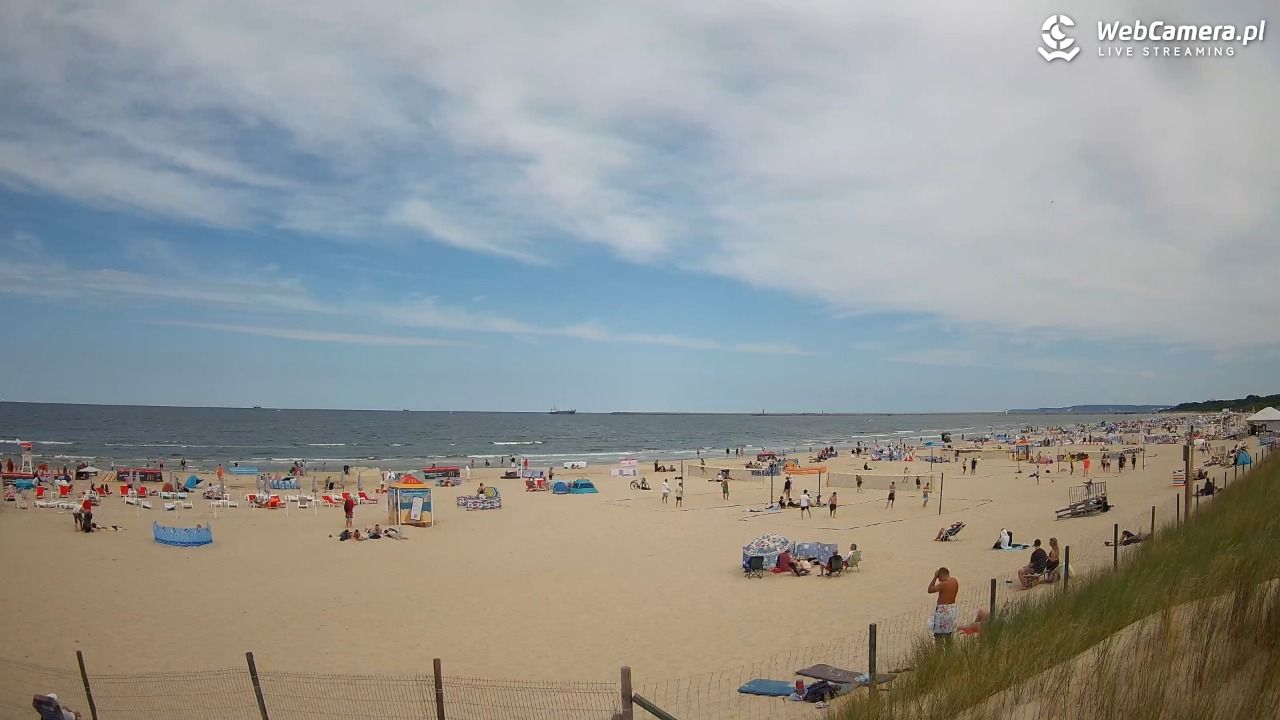 ŚWINOUJŚCIE - widok na plażę - 14 lipiec 2026, 14:02