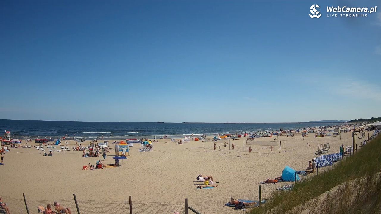ŚWINOUJŚCIE - widok na plażę - 14 lipiec 2026, 10:59