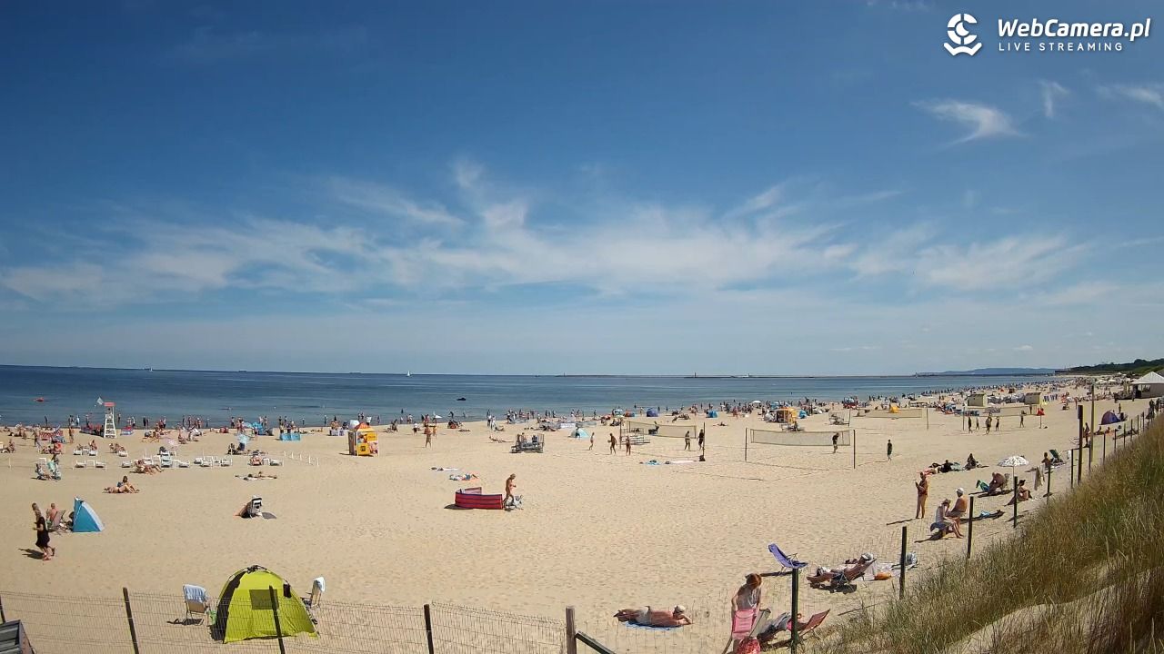 ŚWINOUJŚCIE - widok na plażę - 26 czerwiec 2025, 11:21