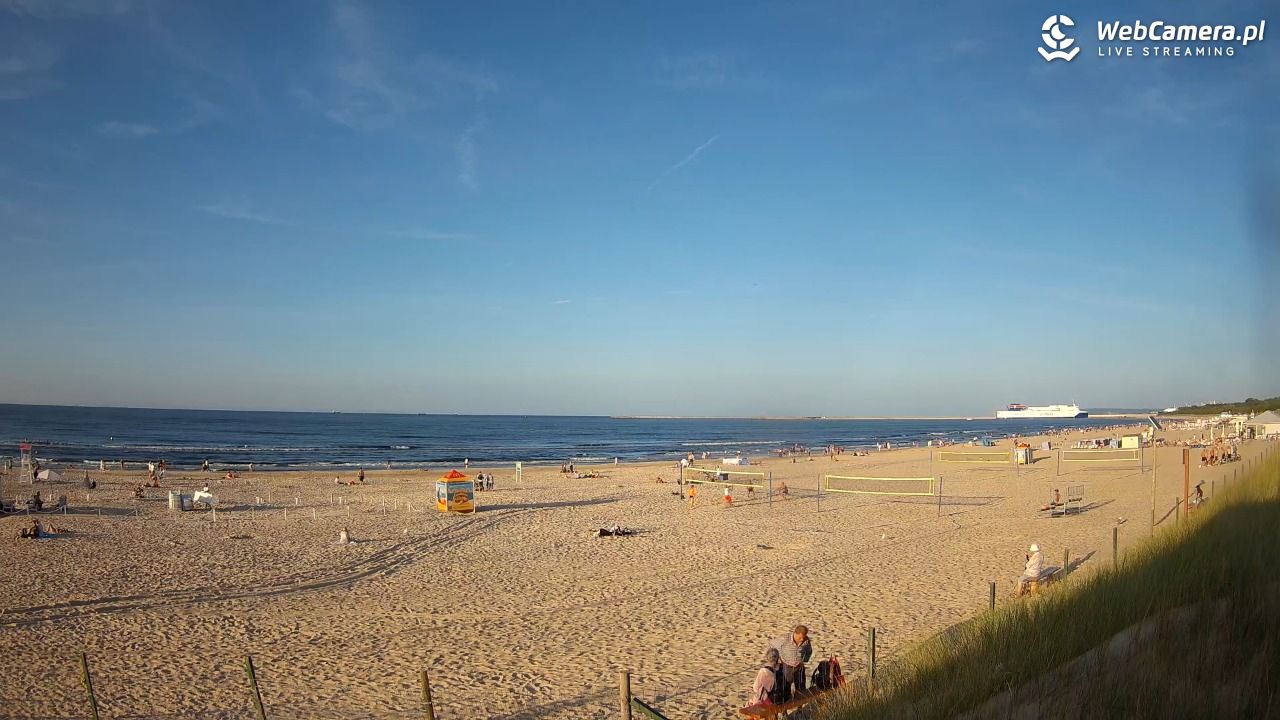 ŚWINOUJŚCIE - widok na plażę - 27 sierpień 2026, 18:50
