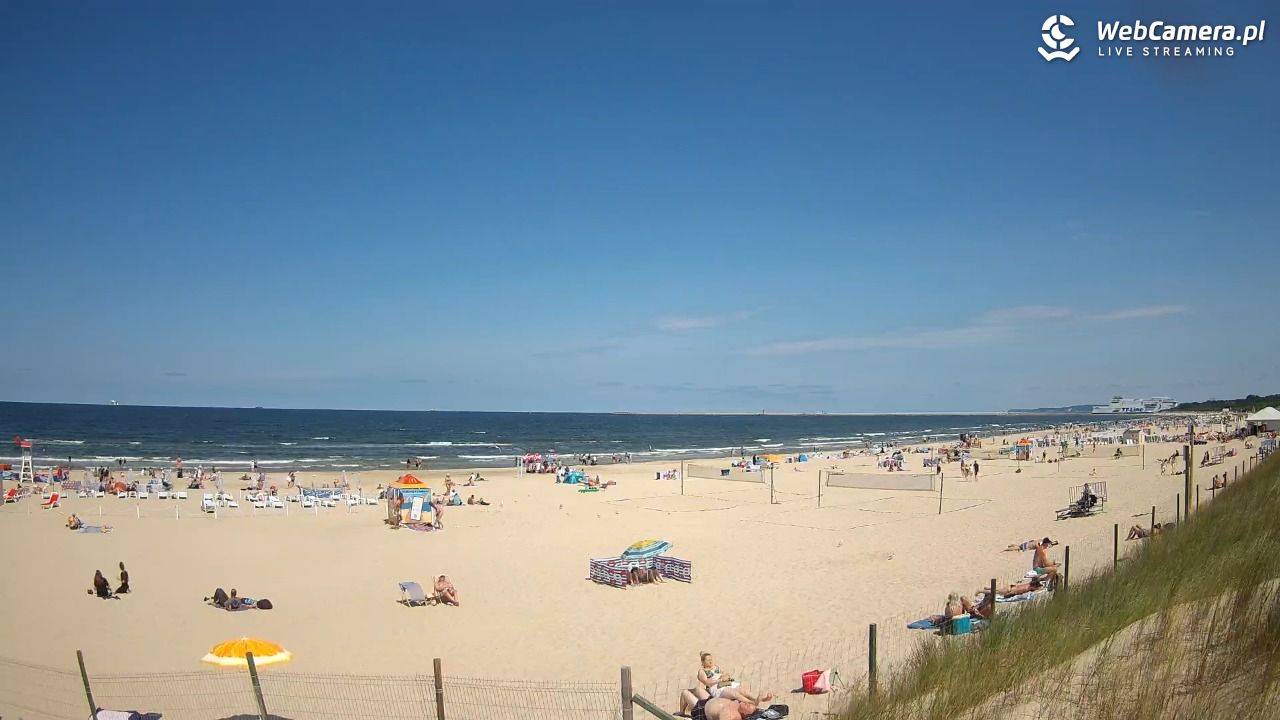 ŚWINOUJŚCIE - widok na plażę - 13 lipiec 2026, 13:37