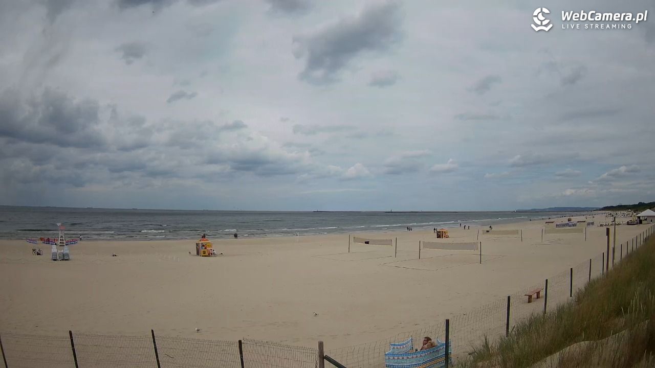 ŚWINOUJŚCIE - widok na plażę - 24 czerwiec 2025, 13:58
