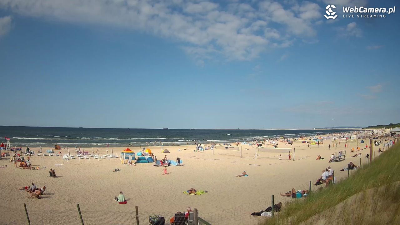 ŚWINOUJŚCIE - widok na plażę - 13 lipiec 2026, 16:53